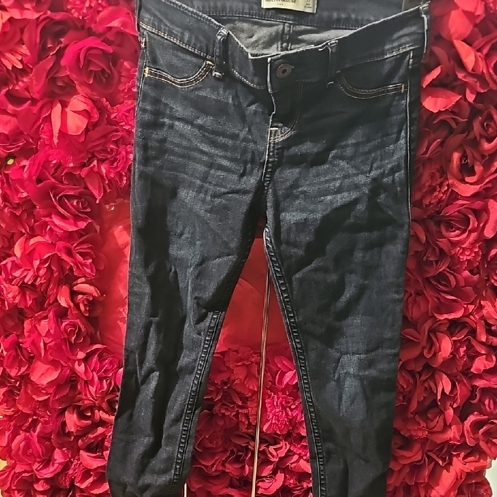 Abercrombie & Fitch Girls Blue Jeans Size 12 Like New